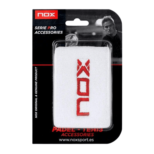 Nox Wristband (Pack x 2) White/Red